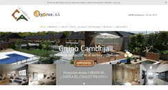 Desktop Screenshot of cambrija.es