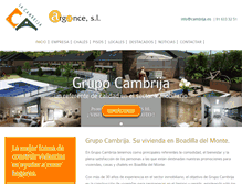 Tablet Screenshot of cambrija.es